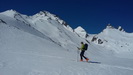Monte vers la face sud du Golon