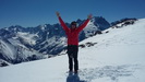 Finalement on s'arrte l (300 m sous l'Aiguille)