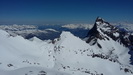 Aiguille d'Arves mridionale, et Mont Blanc 
