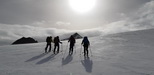 Au col du Grand, vers le Noeud des Vedettes