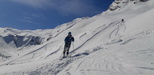 Anne a test la neige :-)