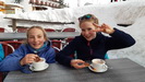 Fin de journe en station = chocolat chaud !