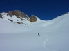 1re descente, tout poudre !