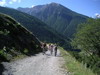 La piste qui part d'Aiguilles est bien roulante