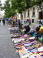 Vendeurs au pied de la calle Florida