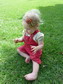 Jeu dans l'herbe