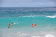 De belles grosses vagues turquoises!