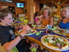 Dernire soire, pizzas au resto du camping