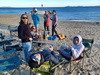 Apro du soir sur la plage