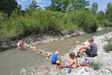 Le petit torrent du camping, royal pour faire des barrages