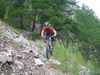VTT et baudrier pour quitter les falaises de grimpe, un must !
