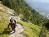 Au fond la monte de l'Alpe d'Huez