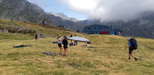 On plante le bivouac prs du refuge