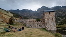 Cabane de Siscar, construite sur un ancien barrage
